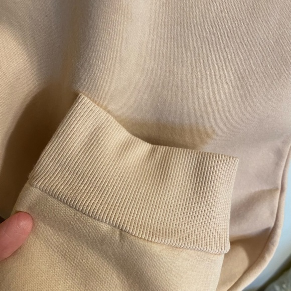 NWOT Women’s Fleece Sweatpants Joggers in Vanilla by Zenana size large - Picture 5 of 15